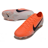 Botas de fútbol Nike Air Zoom Mercurial Vapor 12 Elite FG naranja y blanco